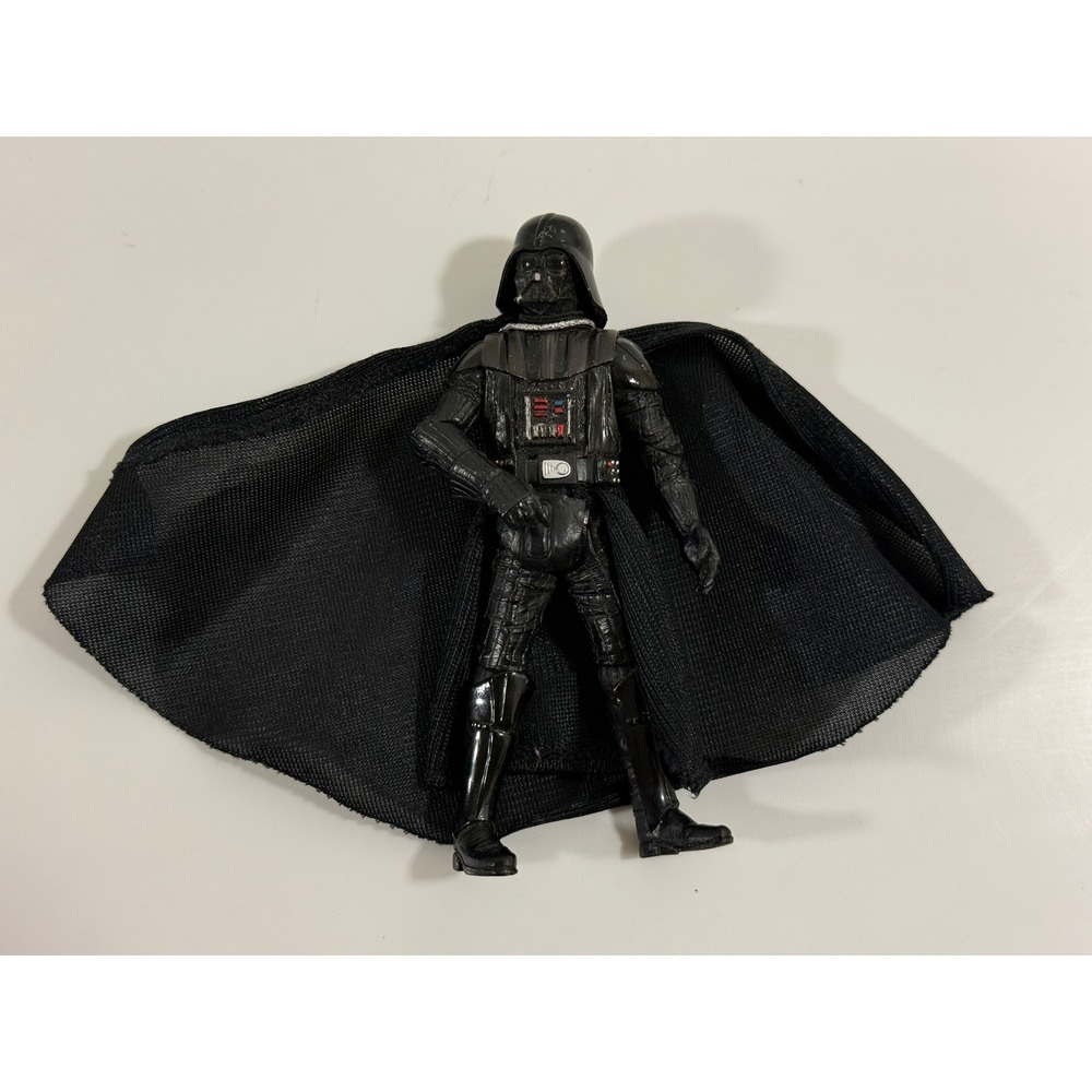Star Wars Action Figure Kids 3.75 Inch Black Darth Vader Fabric Cape 2006